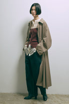 Long Cuff Sheer Blouse