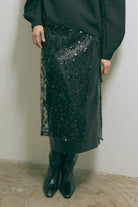 Sequin Layered Skirt