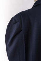 Gathered Shoulder Fitted Jacket