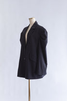 Gathered Shoulder Fitted Jacket
