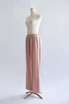 Side Lace Velour Easy Pants