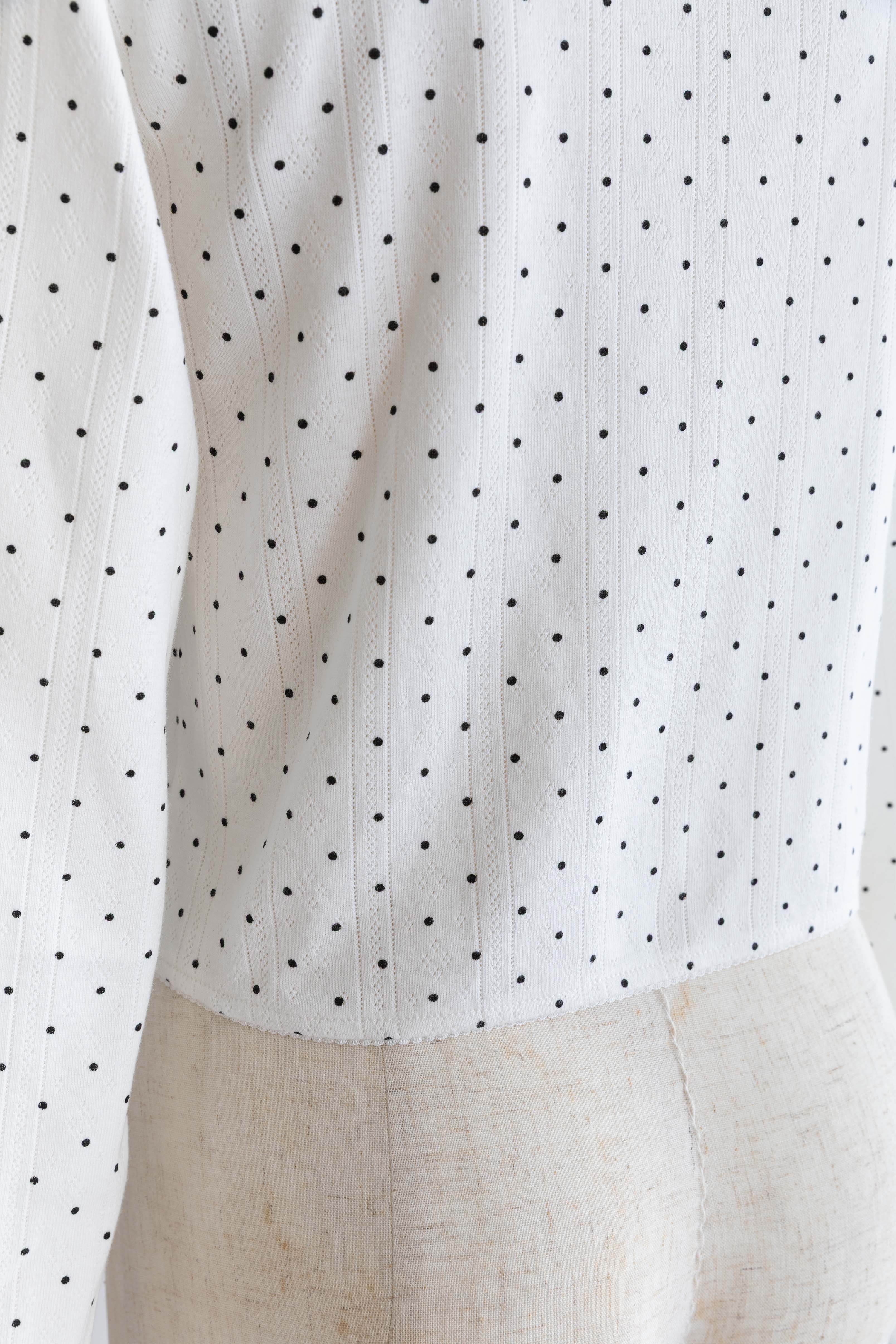 Powder Dot Henley