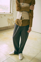 【Set Up】Slit Sweat Pants