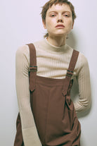 Belted Combinaison ブラウン model:178cm NADIA