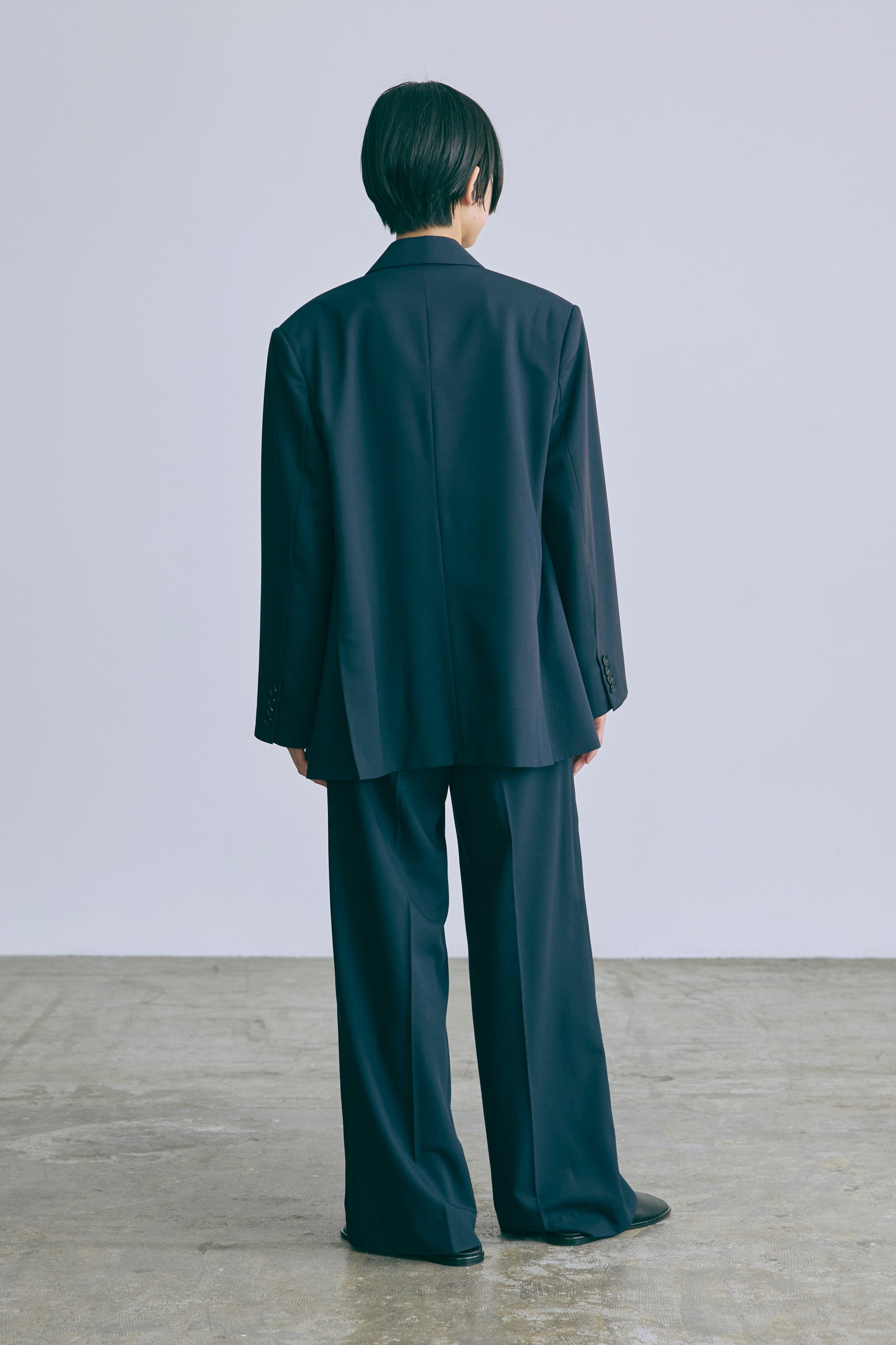 【Set Up】Semi-Wide Trousers