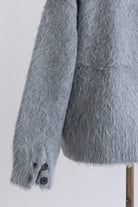 Brashed Shaggy Cardigan