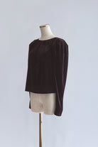 2Way Sheer Velour Puff tops