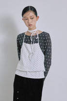 Powder Dot Halter Cami