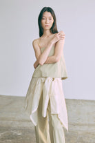 Long Cuff Sheer Blouse