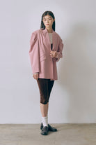 Velour Slim-Fit Biker Leggings