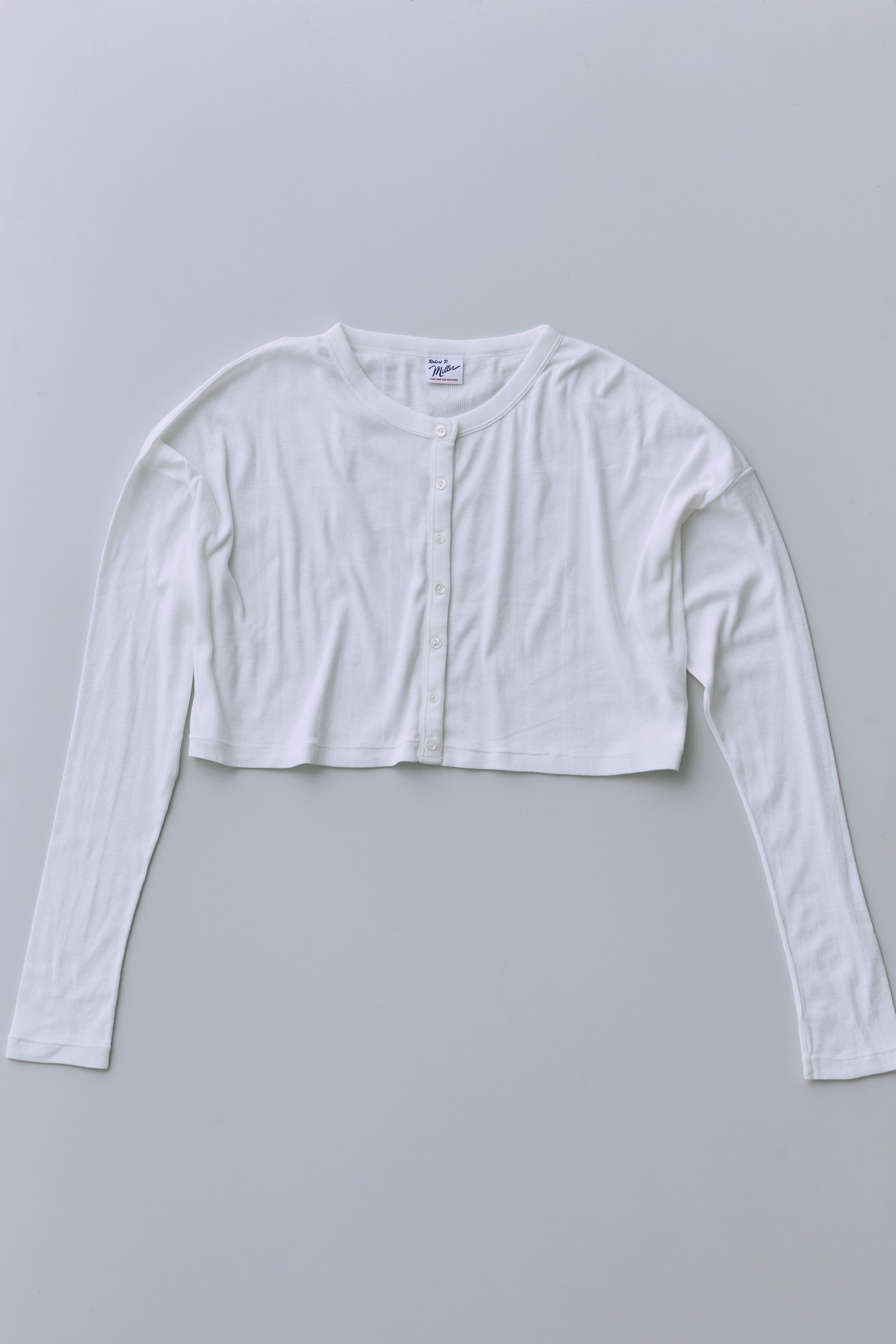 【Miller】LightPrib Cardigan オフホワイト