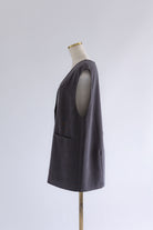 【Set Up】Faux Suede Gilet