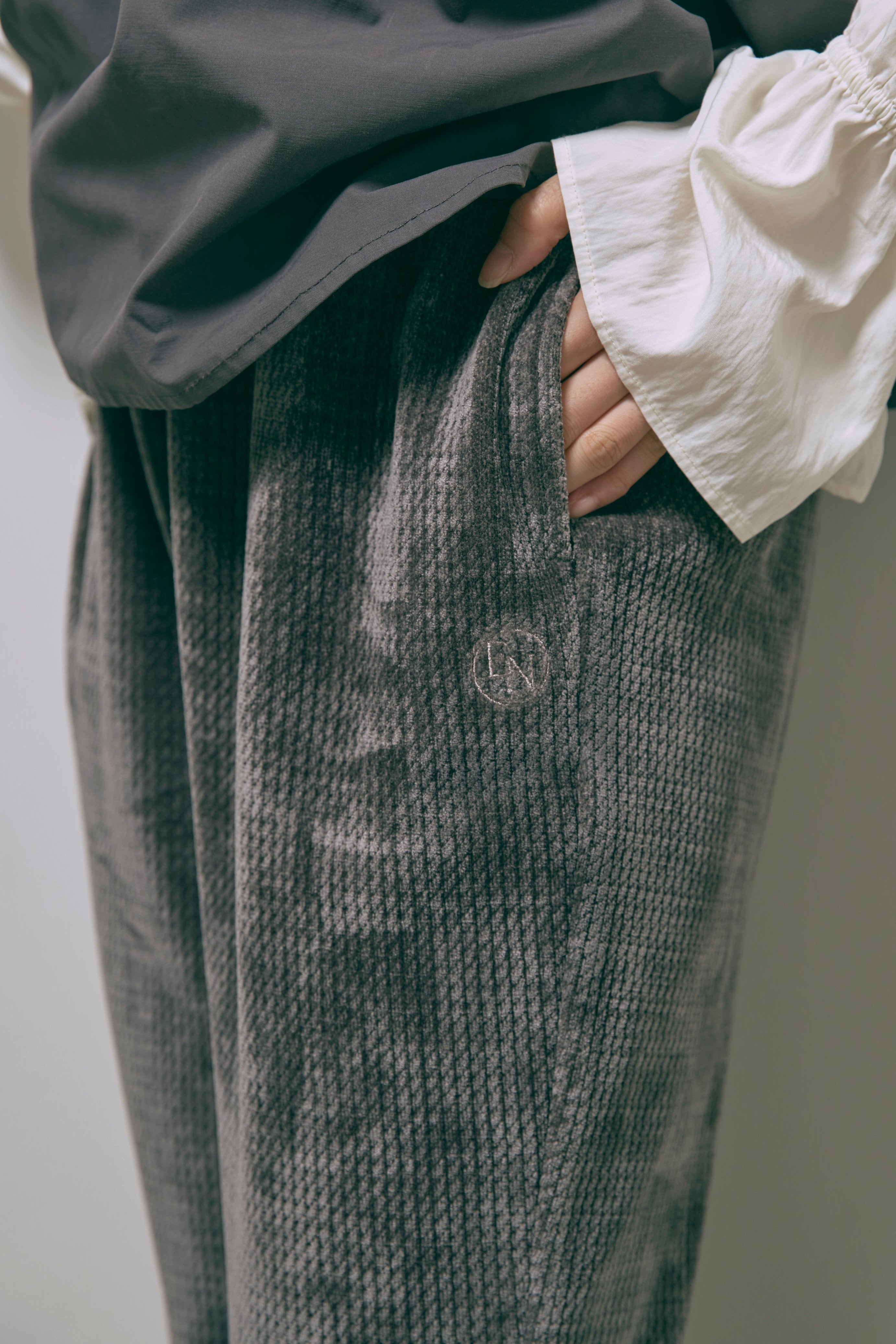 Textured Easy Pants