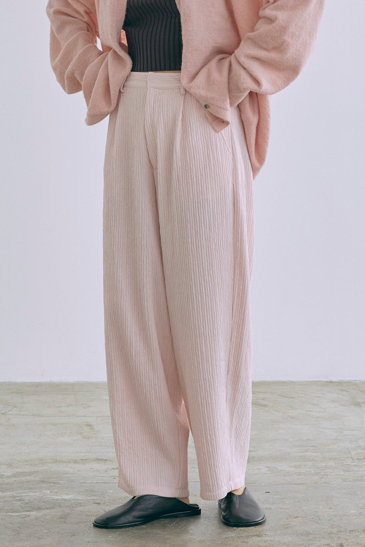 Sleeveless Jacquard Suit ピンク size:1 model:170cm chii