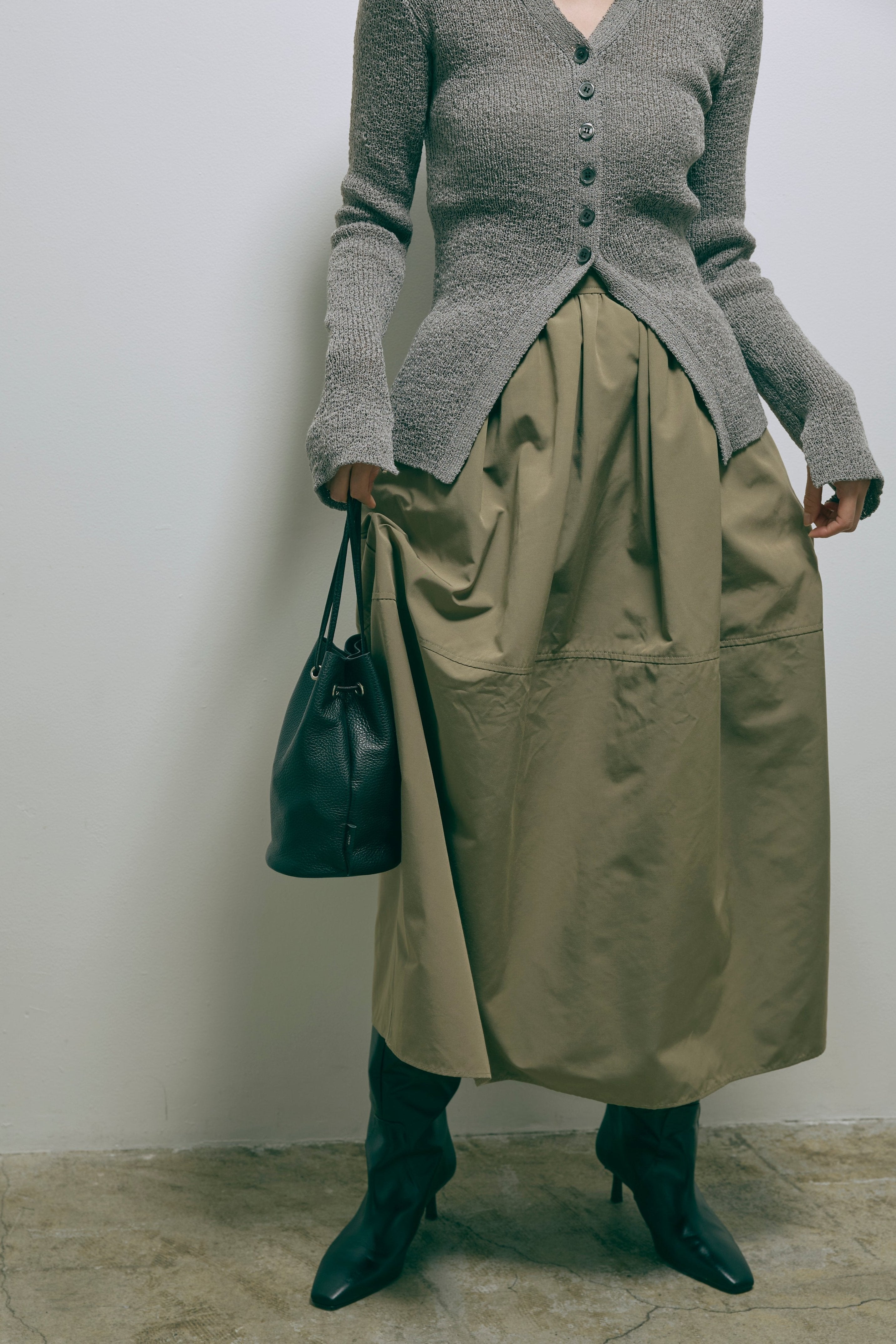 Cocoon Silhouette Skirt