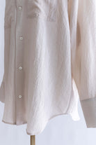 Silk-Like Oversized Shirt