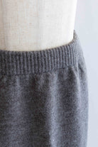 Alpaca-Touch Knit Mini Skirt