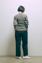 Crewneck Knit ＆ Rib Knit Bustier Set