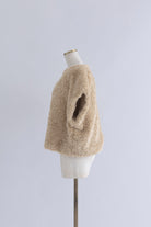 Short Sleeve Fur Jacket