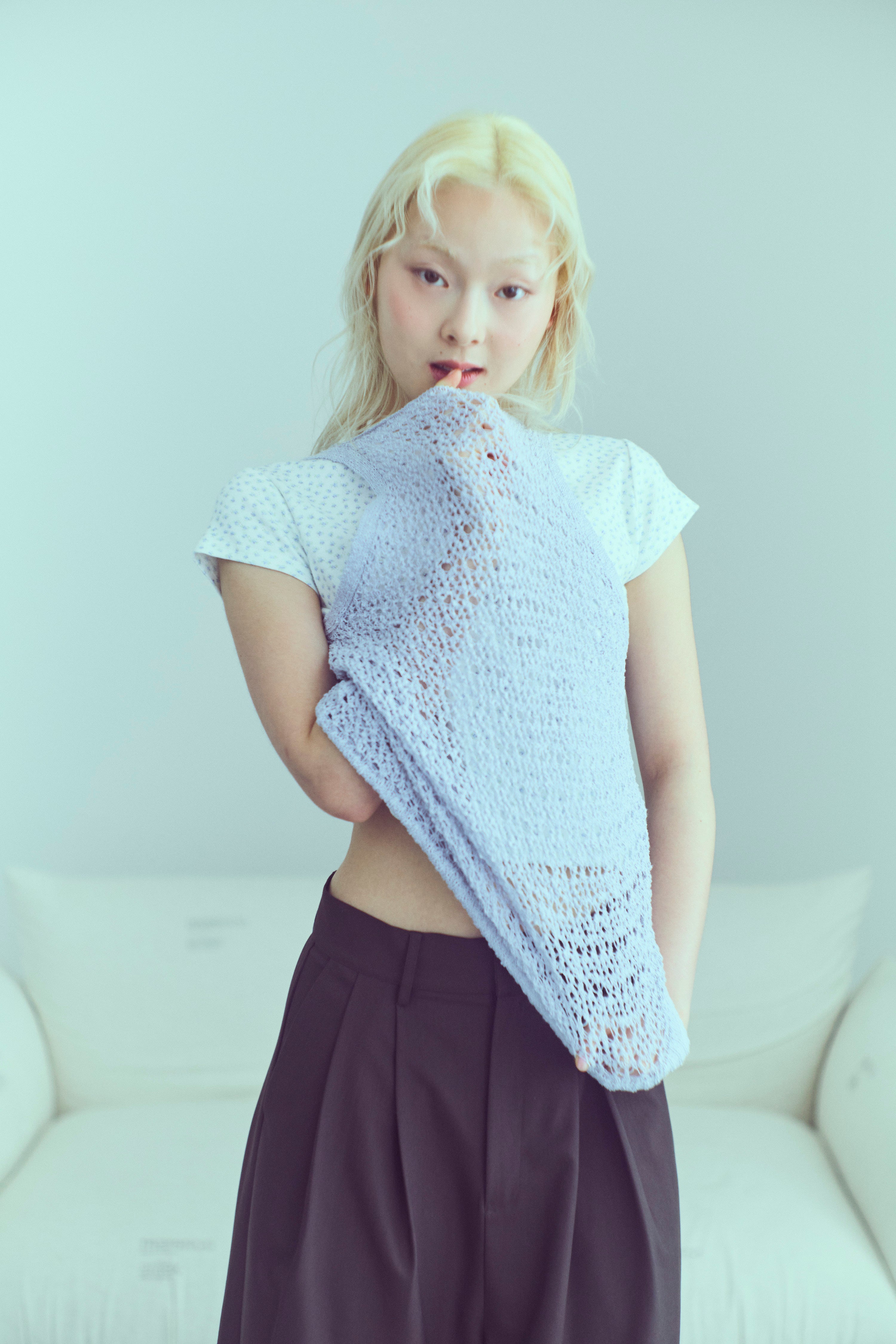 Slub Mesh Knit Tank – EN NEUME