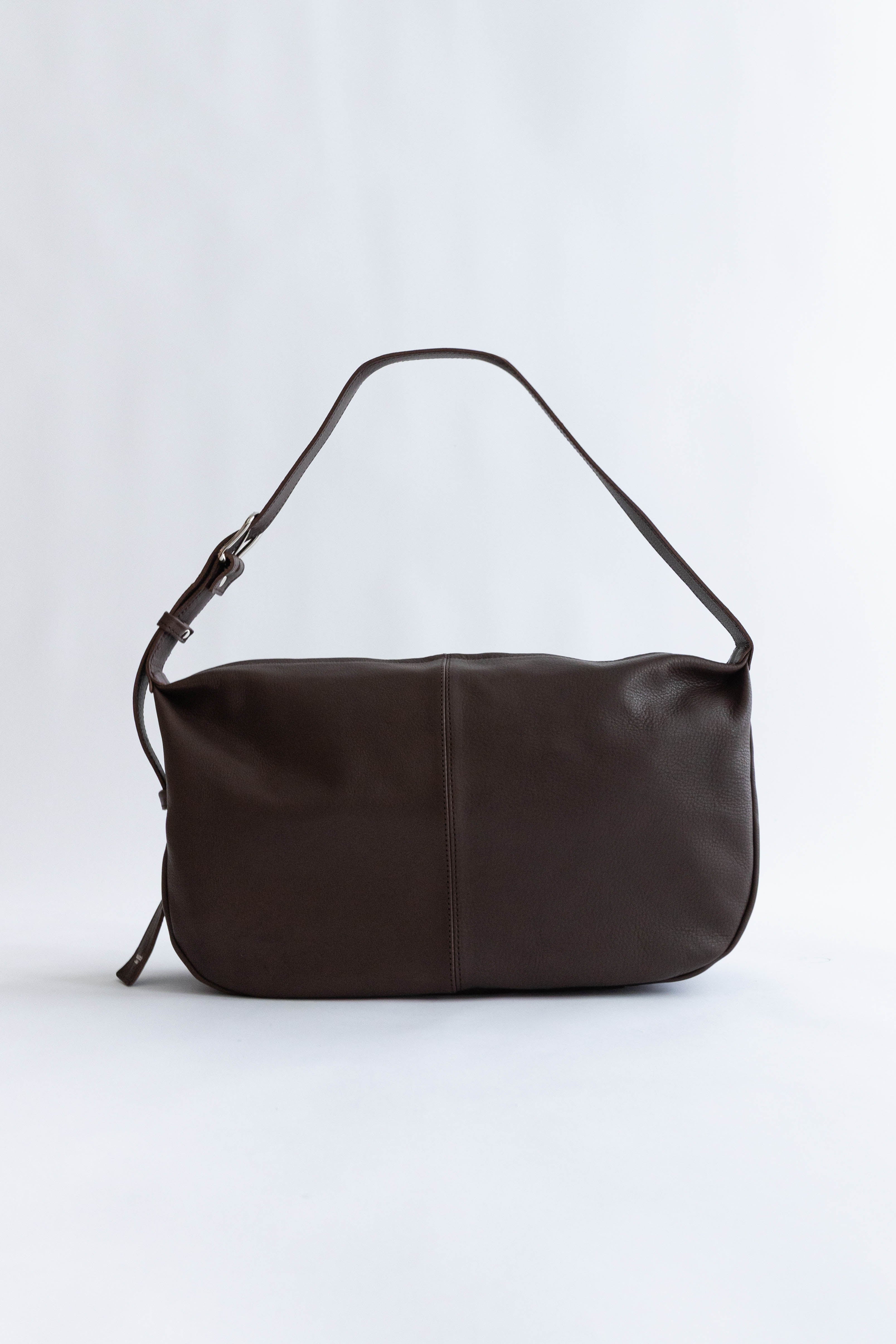 Light Leather Gather 2Way Sholder Bag ブラウン