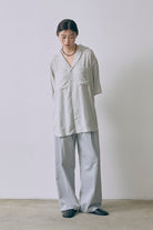 Wide Tuck Pants