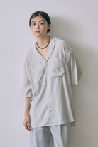 Sheer Stripe Big Shirt