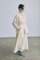 Nylon Taffeta Flared Skirt