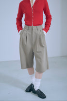 着用カラー:ベージュ　着用サイズ:1　モデル身長:162cm