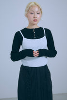 着用カラー:ブラック  モデル身長:162㎝