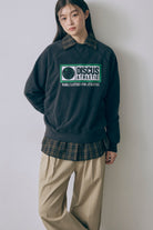 Wide Tuck Pants ベージュ size:モデルサイズ model:171cm YUUMIKO