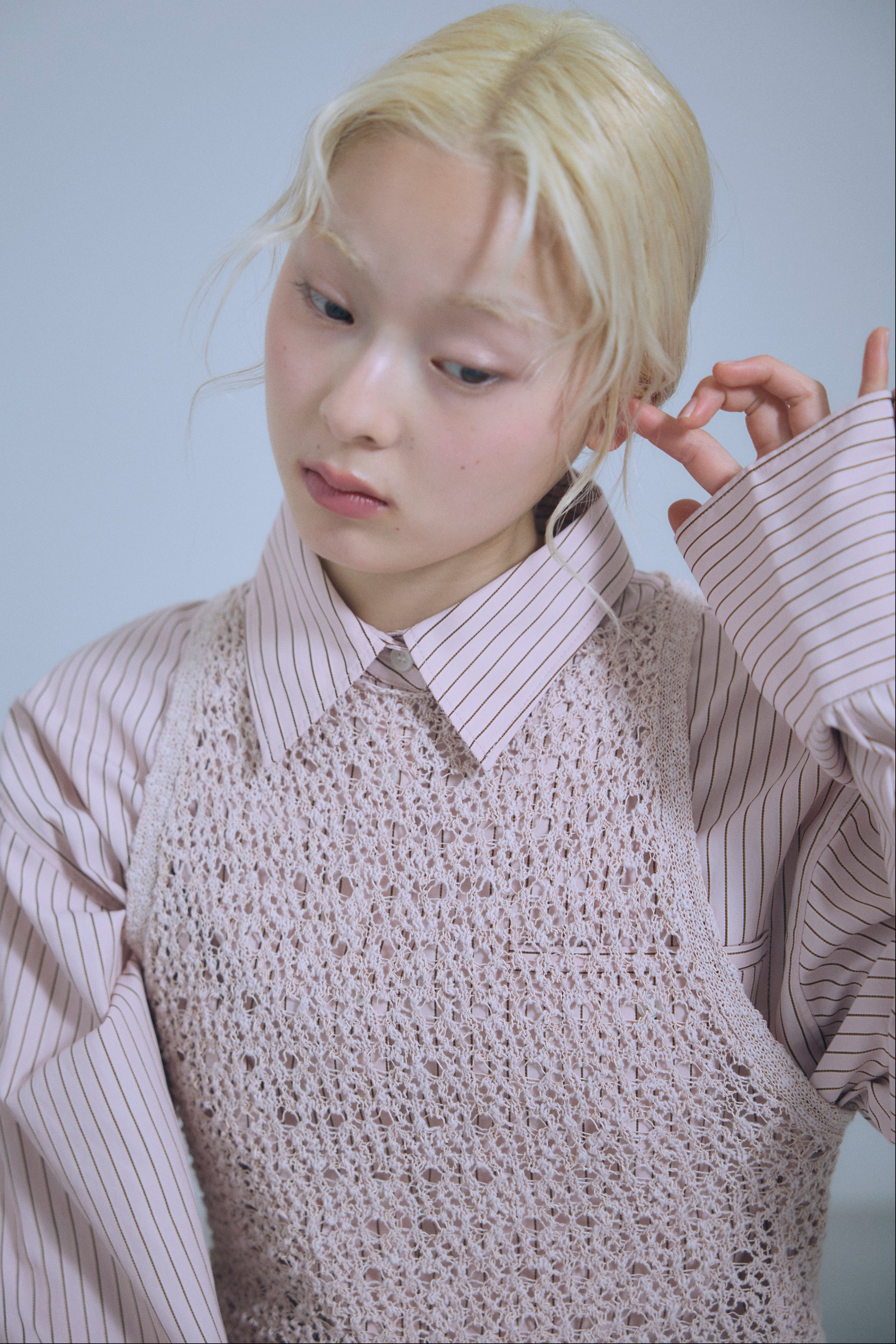 着用カラー:ピンク  モデル身長:162㎝