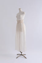 2Way Sheer Crinkled Skirt Dress