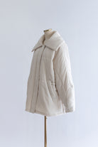 Dolman Sleeve Padded Jacket アイボリー