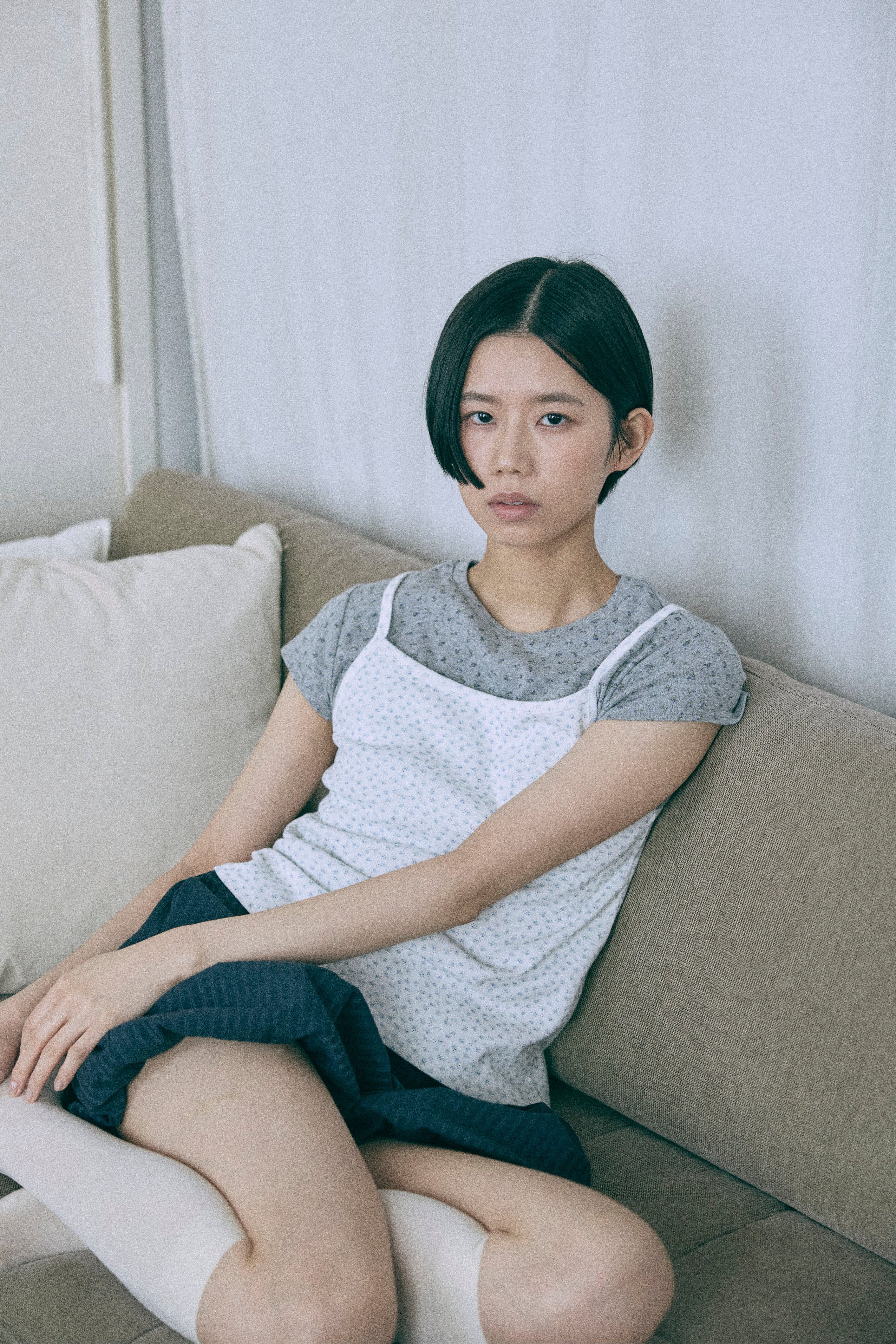 着用カラー:オフホワイト モデル身長:170㎝