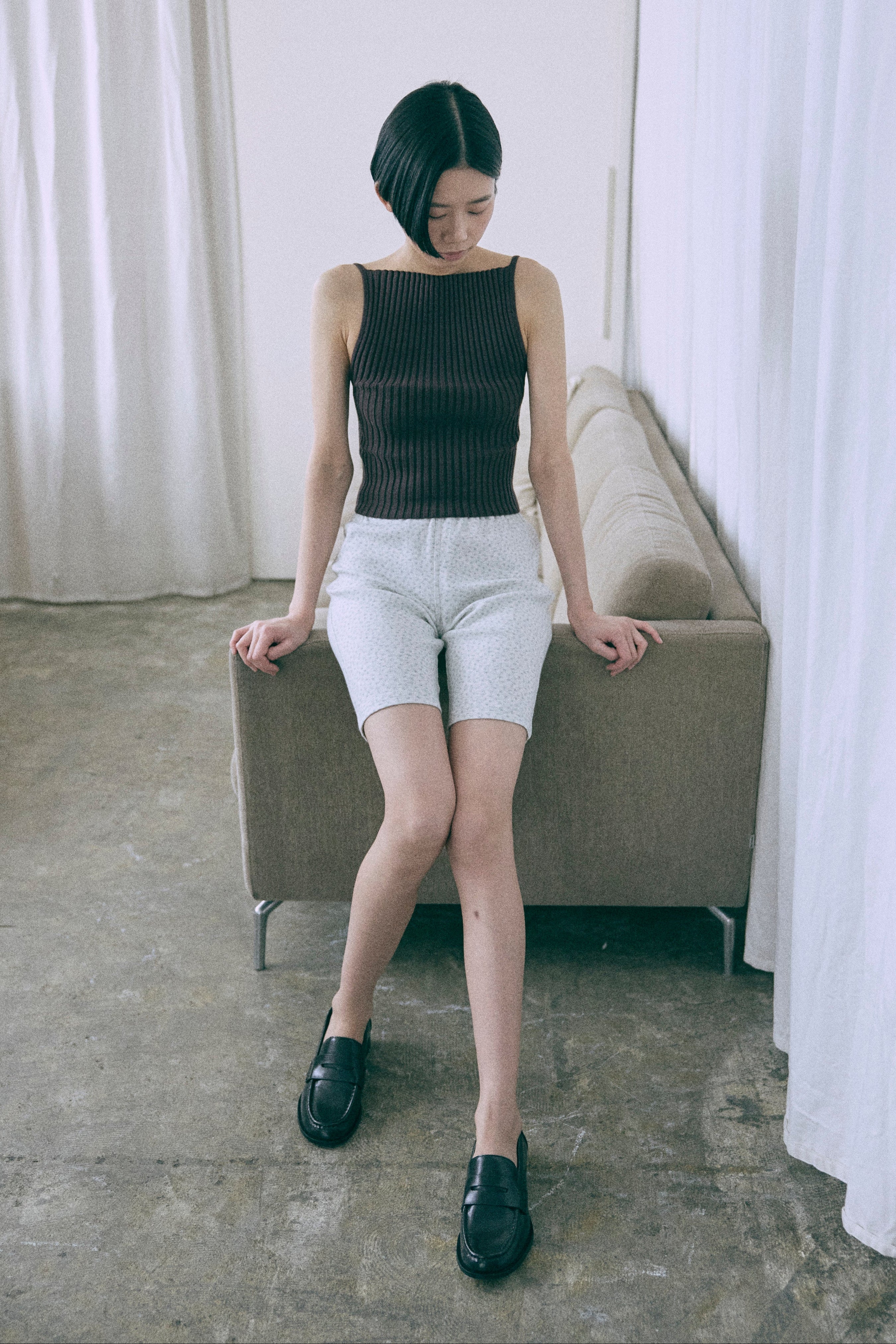 Rib Boat Knit Cami – EN NEUME