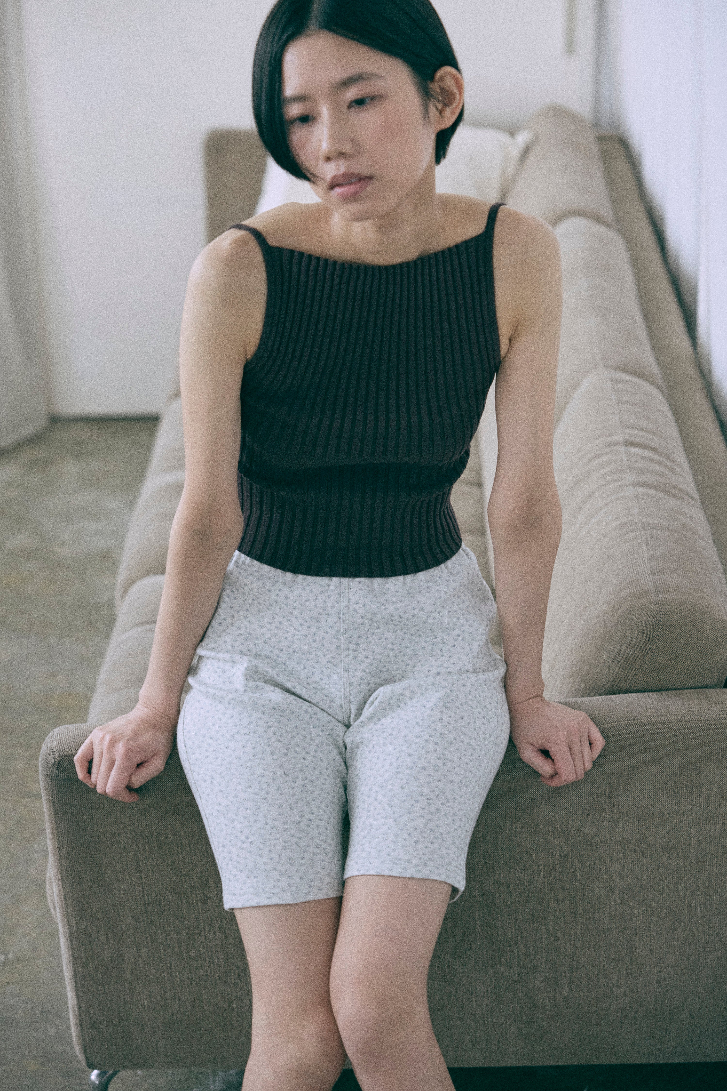 Rib Boat Knit Cami – EN NEUME