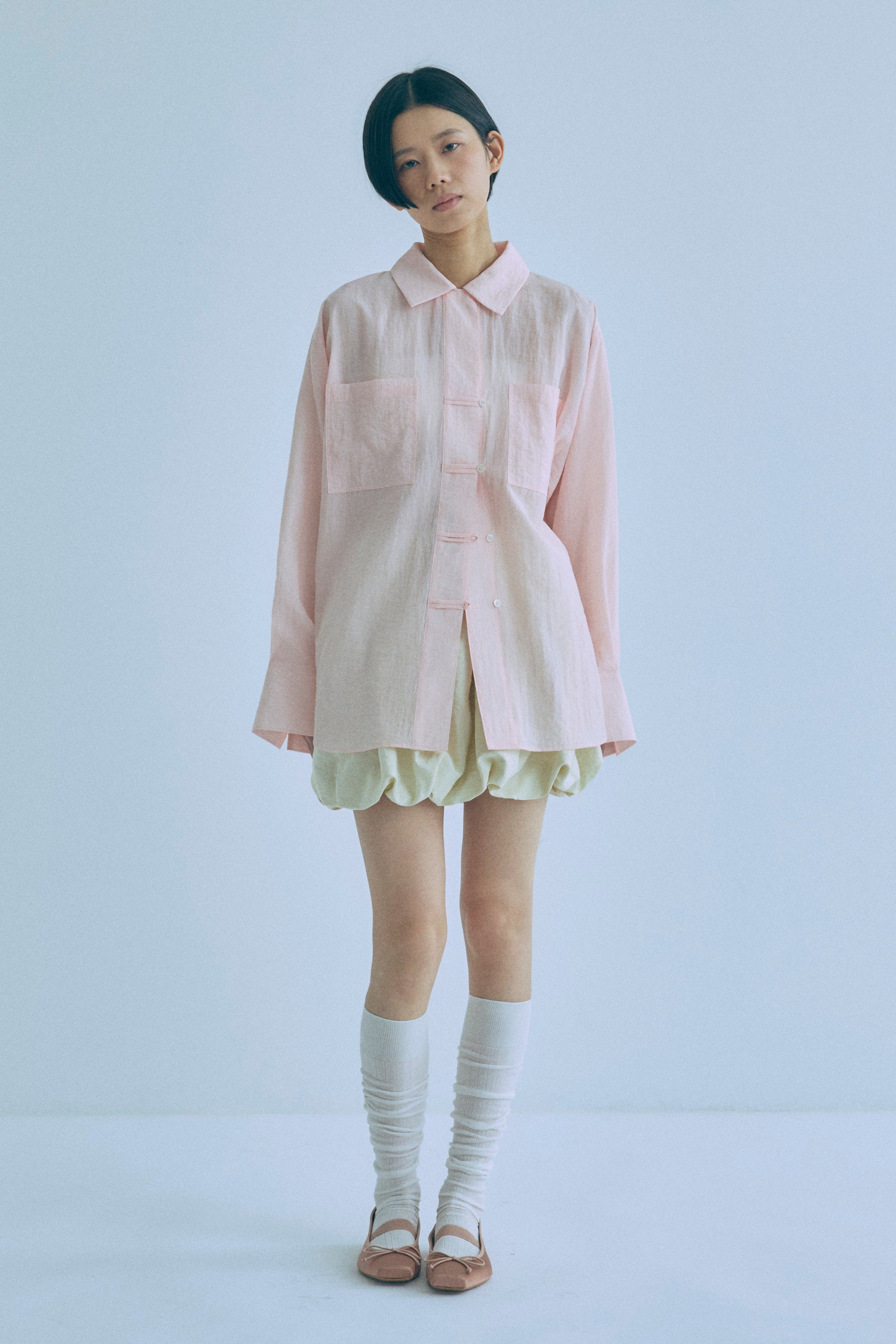 着用カラー:ピンク  モデル身長:170㎝