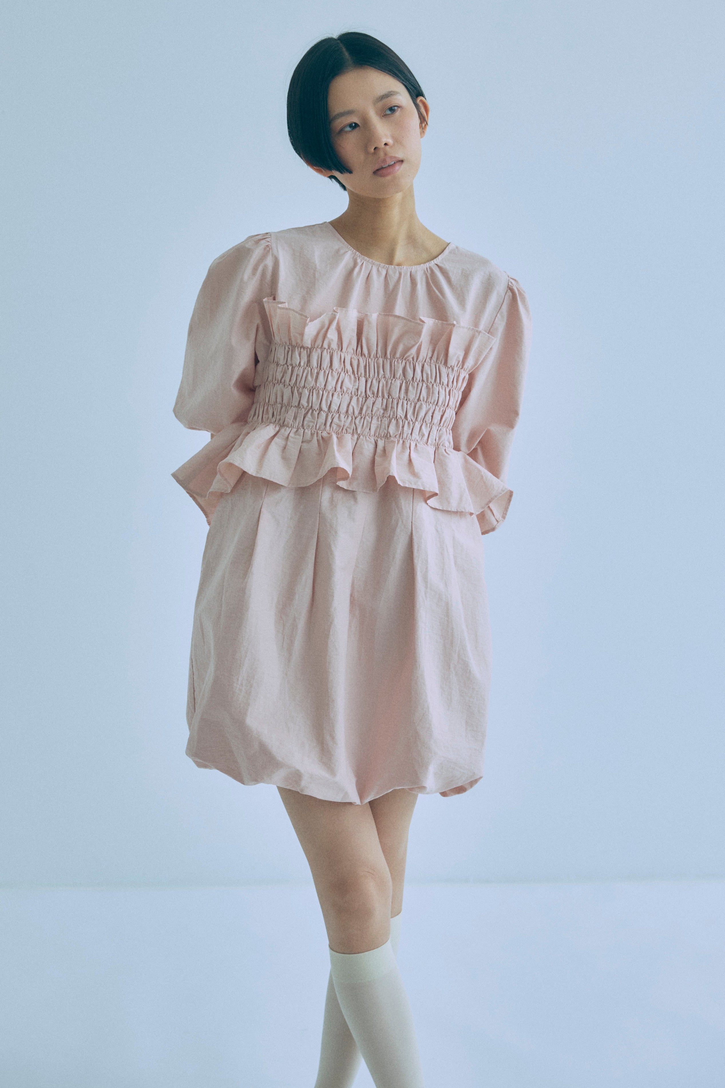 着用カラー:ピンク　着用サイズ:1　モデル身長:170cm