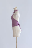 Back Ribbon Knit Cami パープル