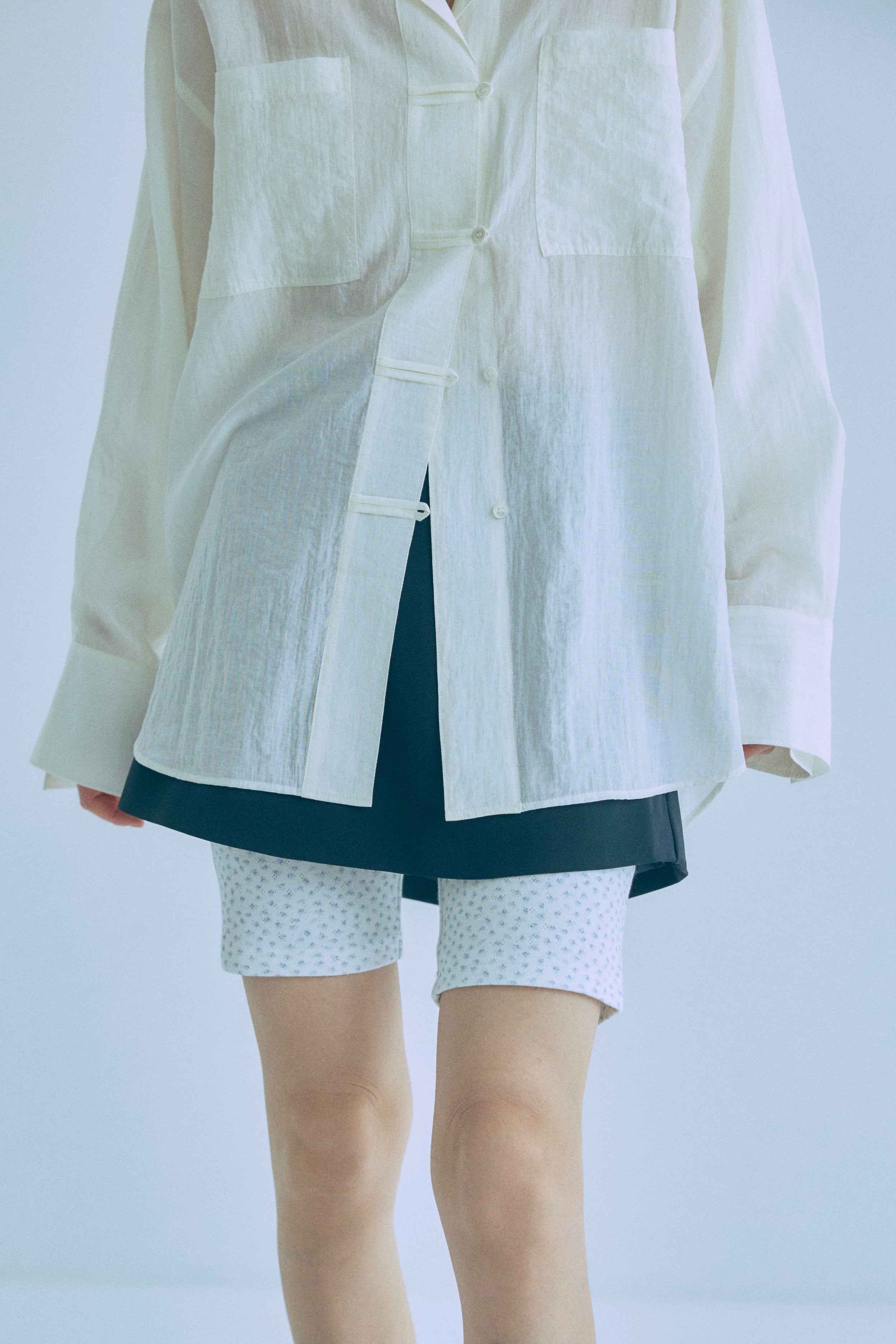 着用カラー:オフホワイト  モデル身長:170㎝