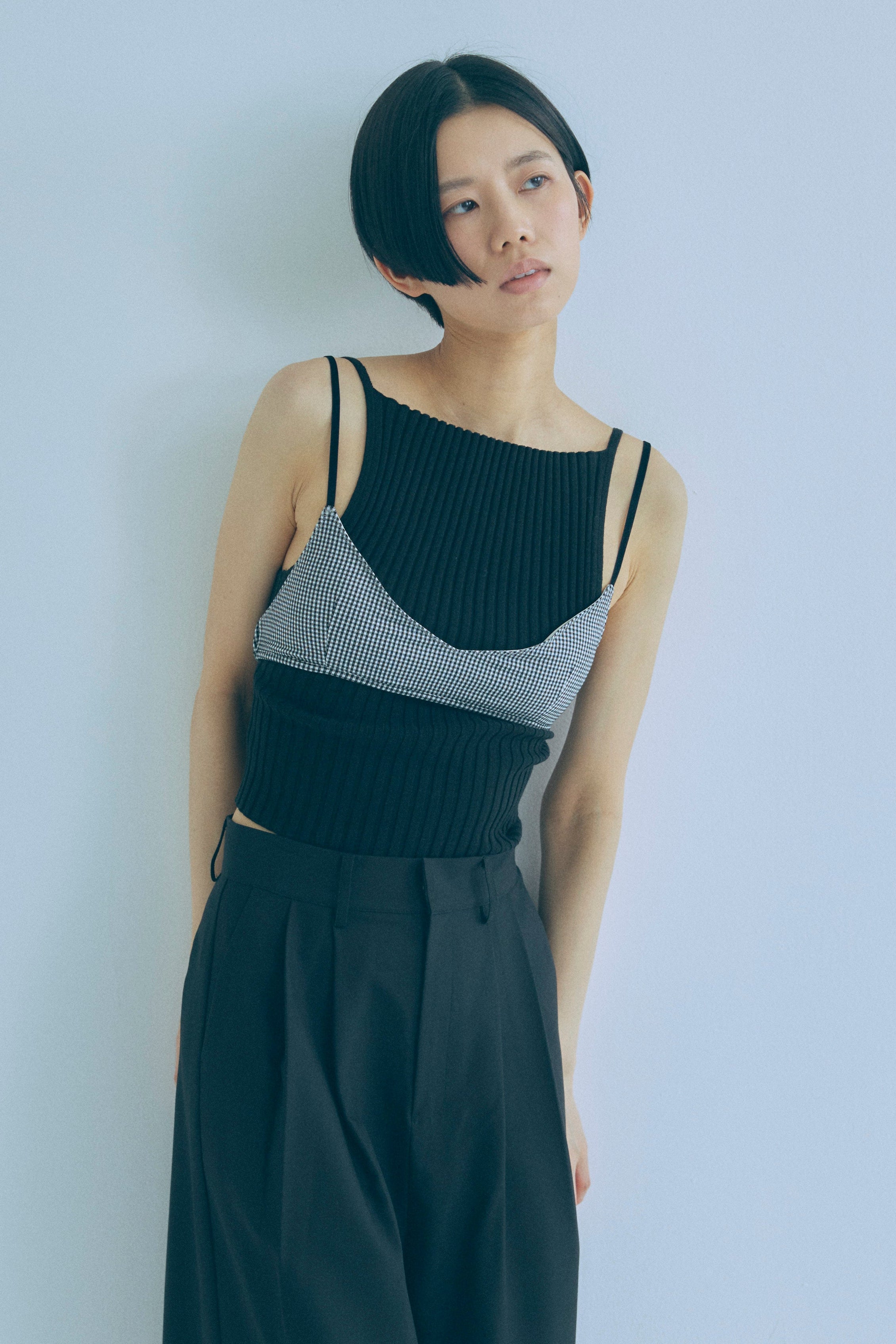 着用カラー:ブラック  モデル身長:170㎝