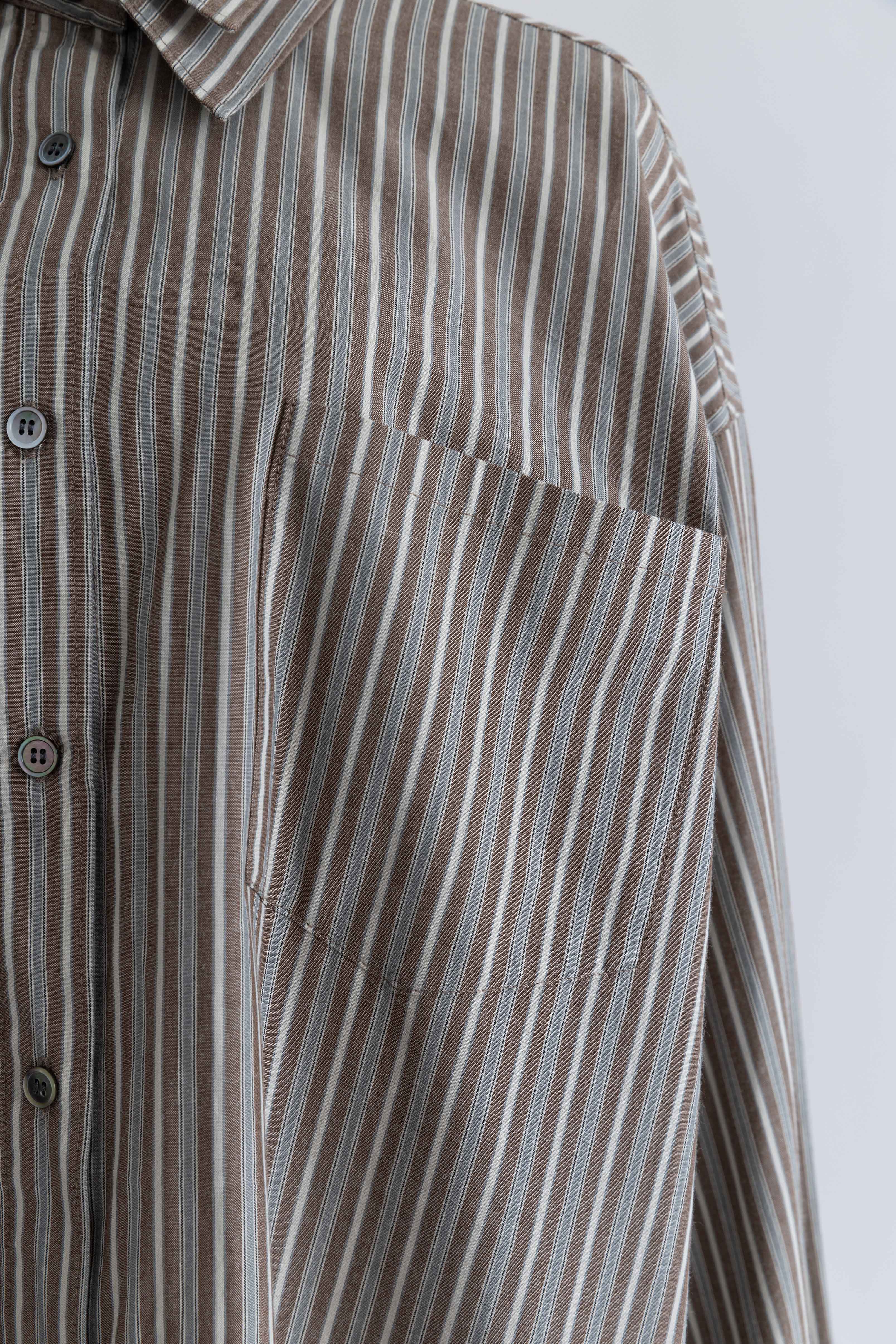 Vintage Stripe Double Collar Over Shirts – EN NEUME