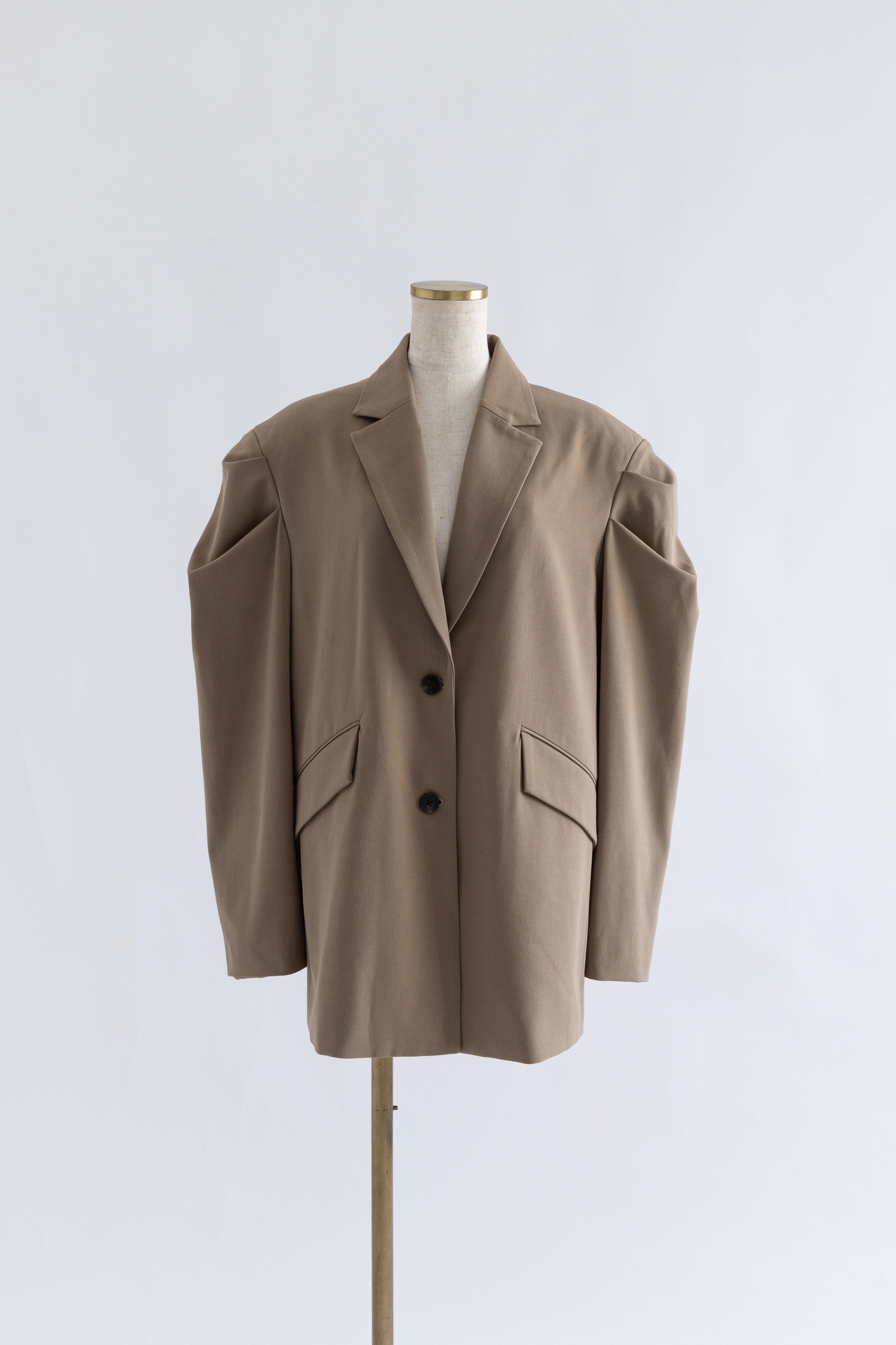 Gathered Shoulder Jacket – EN NEUME