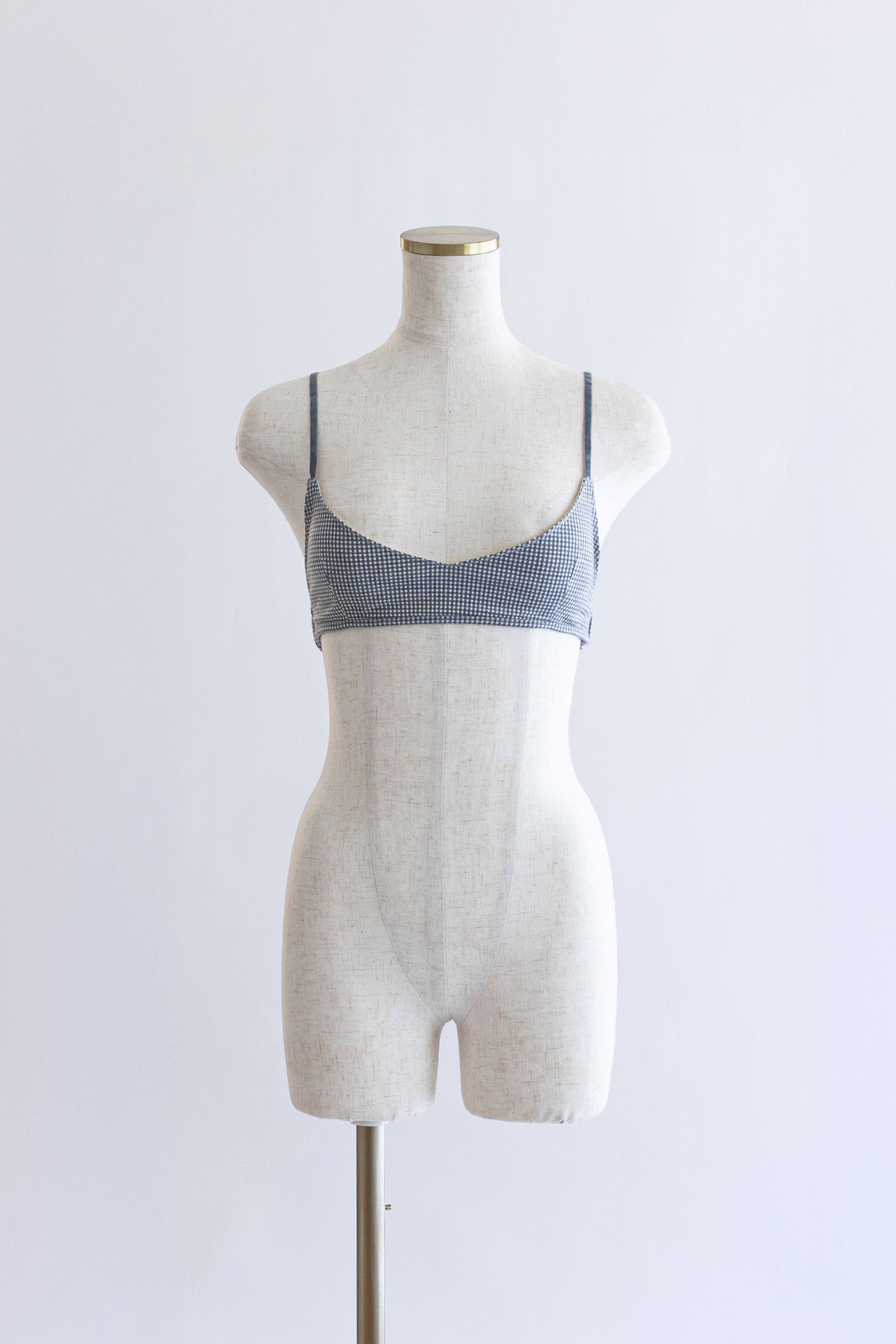 Gingham Check Bra Top – EN NEUME