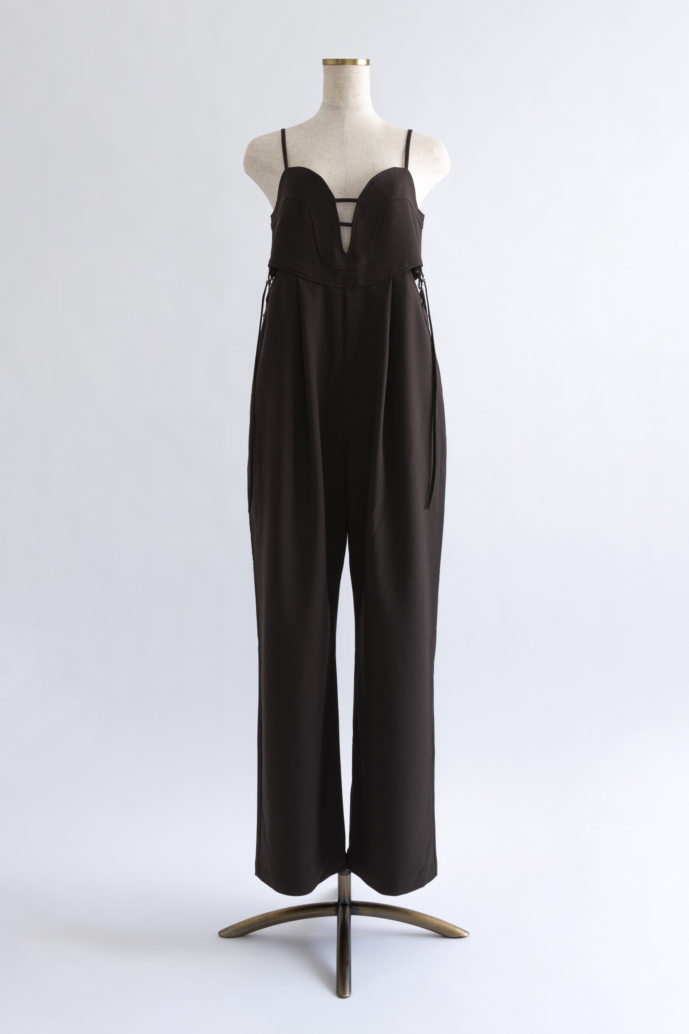 frey. ALL IN ONE PIECE ブラック オールインワン　完売品 オールインワン レディース Structured All-in-one | EN NEUME