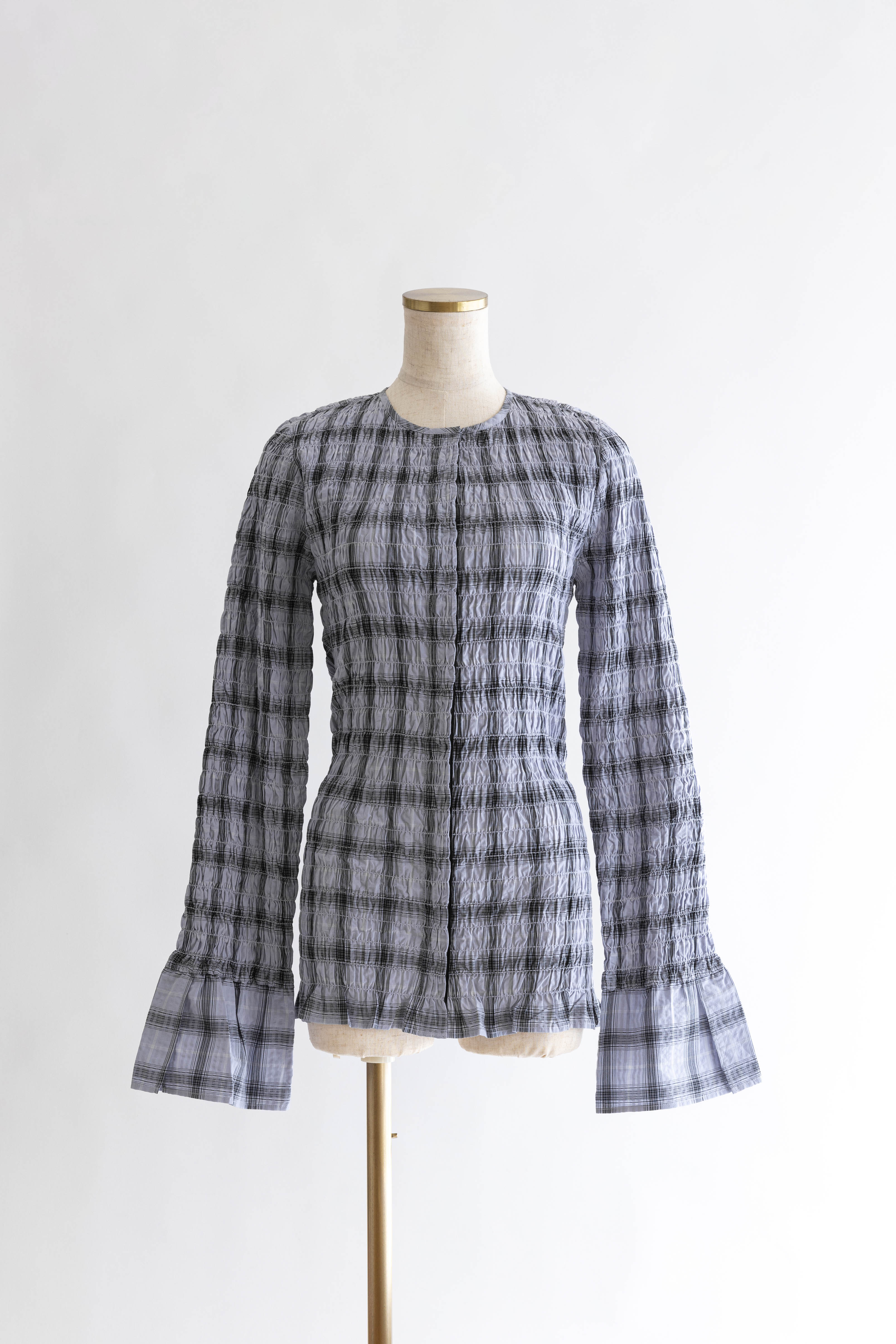 Smocked Check Blouse – EN NEUME