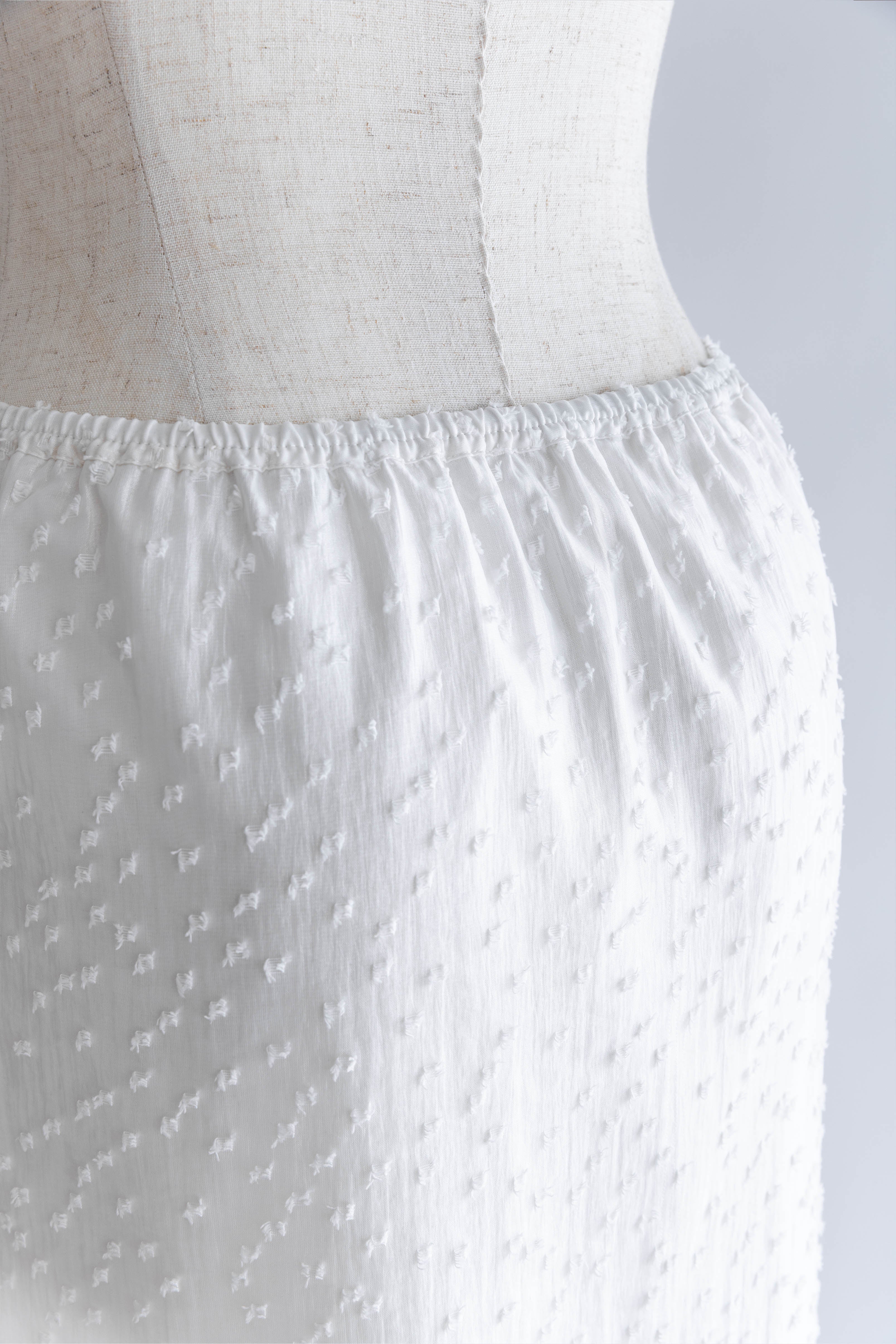 Sheer Dot Layered Skirt | EN NEUME