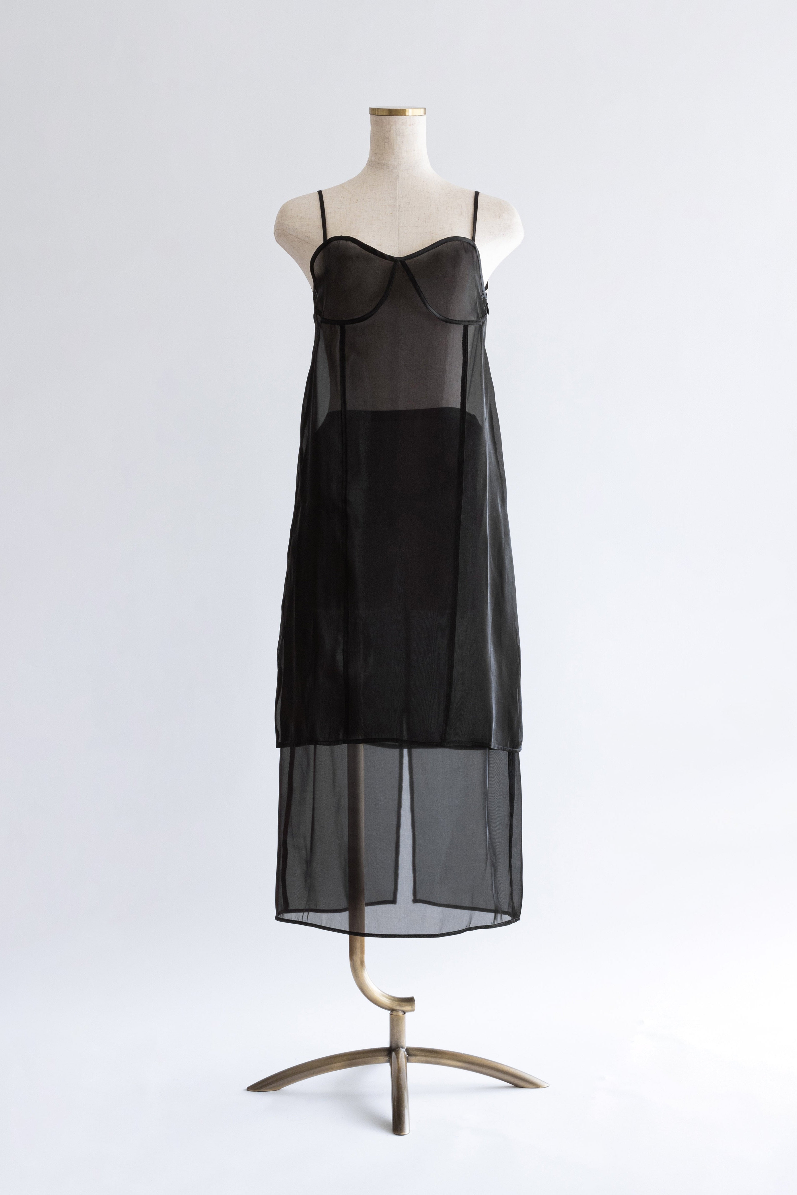 Sheer Layered Bustier Dress – EN NEUME