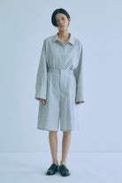 着用カラー:アイボリー  モデル身長:170㎝